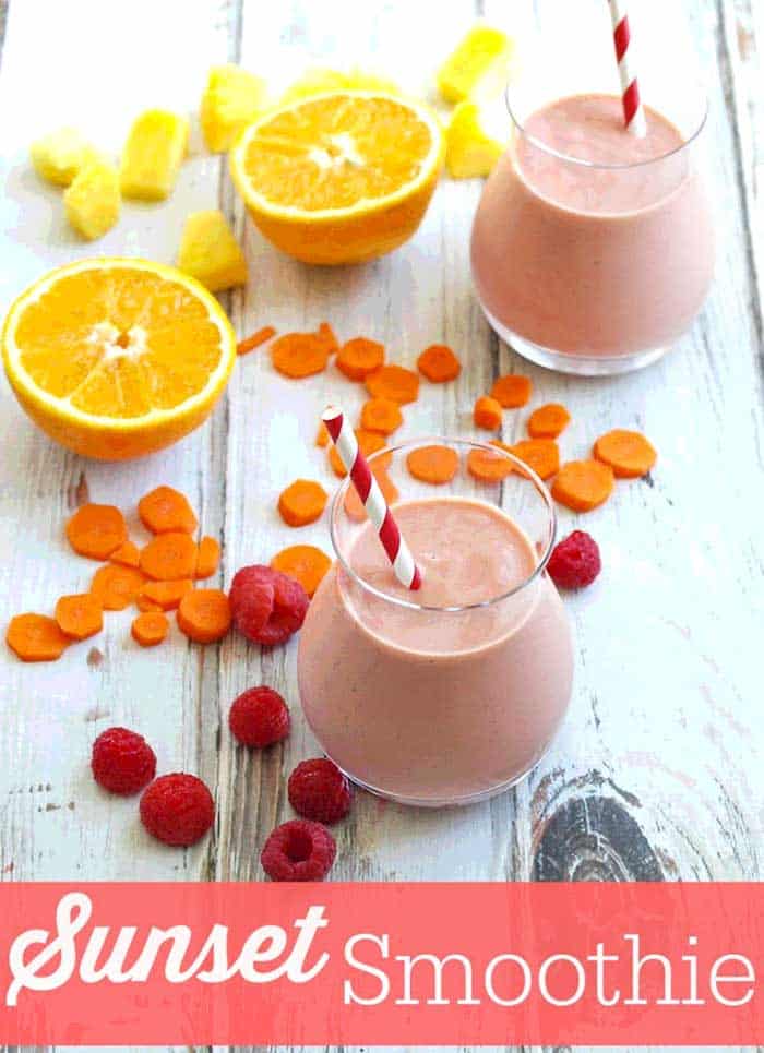 Smoothies for Kids - Sunset Smoothie