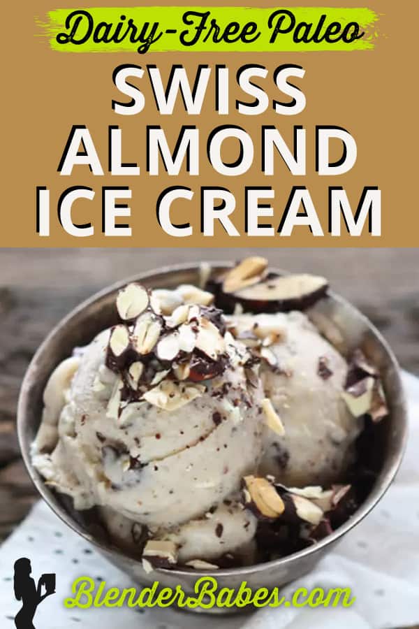 Swiss almond ice cream