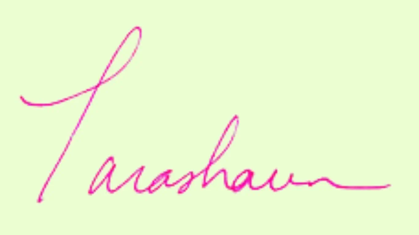 Tarashaun Signature