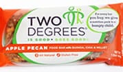Two Degrees Apple Pecan Bar Two Degrees Apple Pecan Bar Natural & Organic Product Copmany Favorites at Natural Product Expo by @BlenderBabes