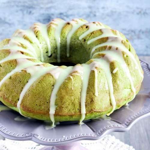 Matcha Mochi Bundt Cake Recipe