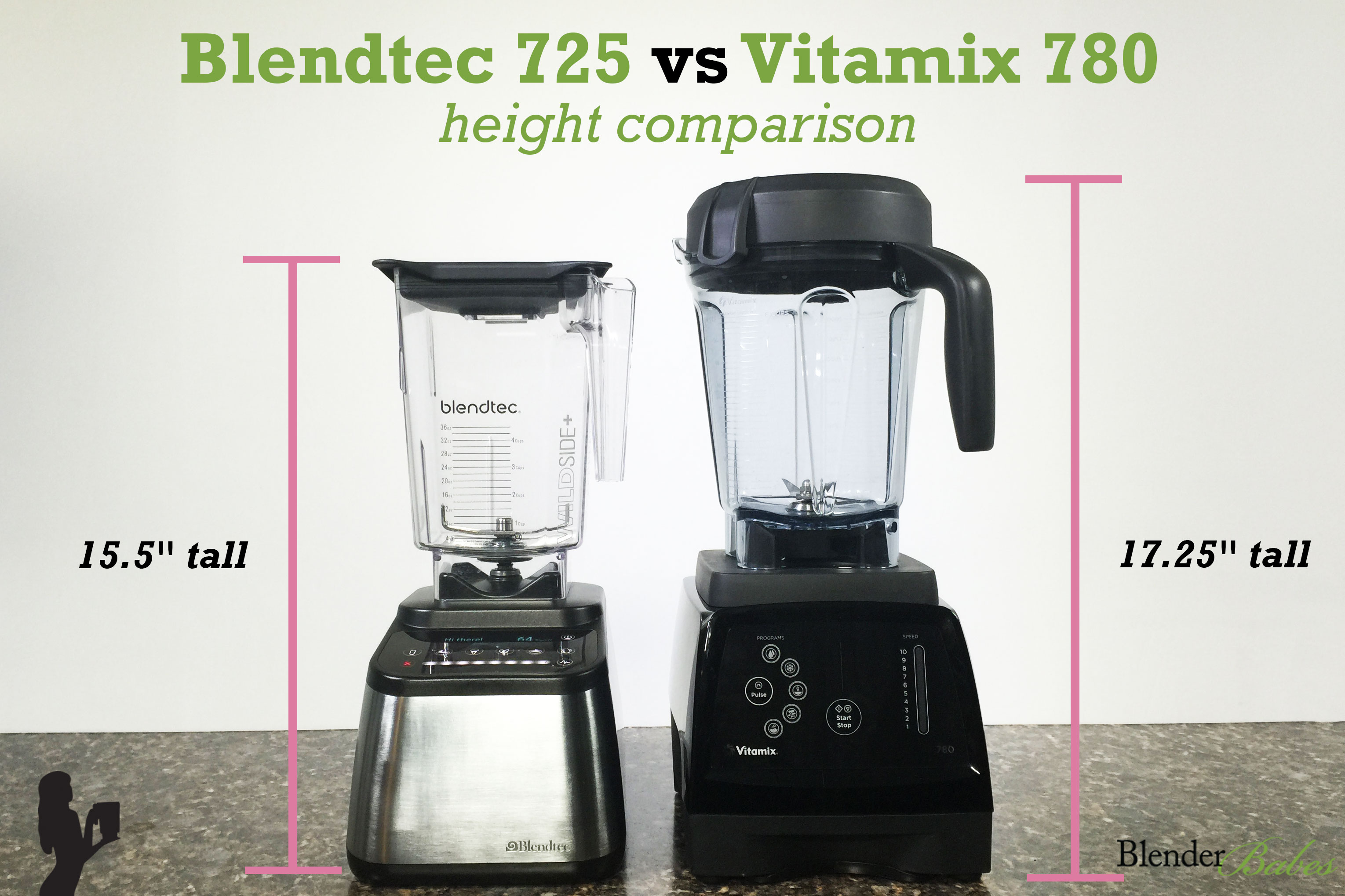 Vitamix 780 vs Blendtec 725 Review by Blender Babes