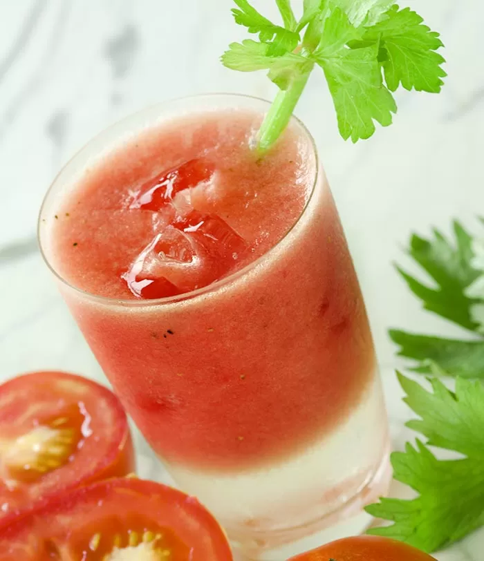 Vitamix Simple Frozen Bloody Mary Recipe via @BlenderBabes