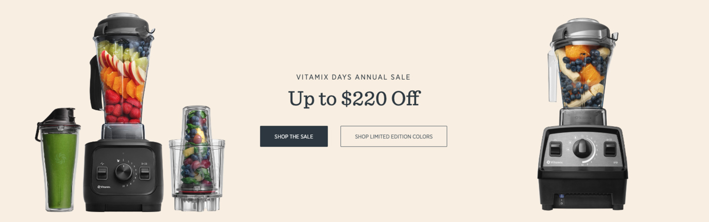 Vitamix Days Sales August 2026