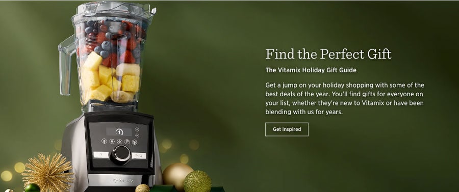 Holiday Vitamix Sales