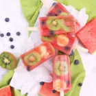 Watermelon Homemade Healthy Popsicles Fruit