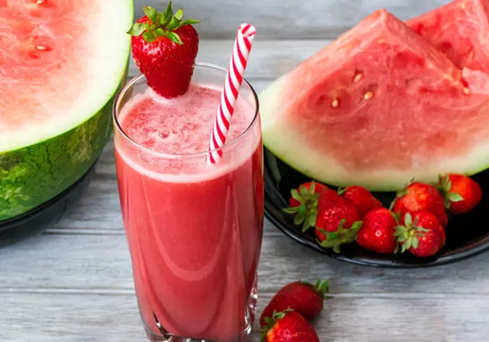 Summer Love Watermelon Pre-Workout Smoothie - Smoothies Without Bananas