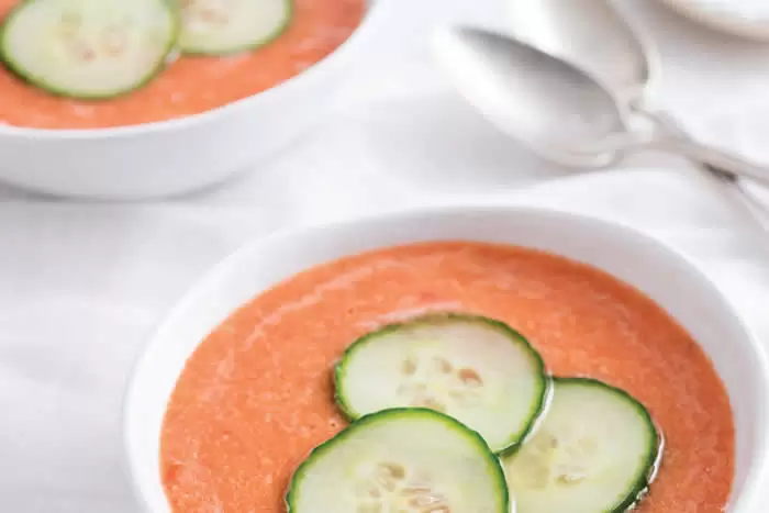 Watermelon gazpacho