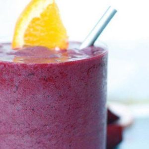 Acai and Beet Smoothie from Superfood Smoothies Cookbook by Julie Morris #acai #beetrecipes #beetsmoothies #smoothierecipes #superfoods #blenderbabes