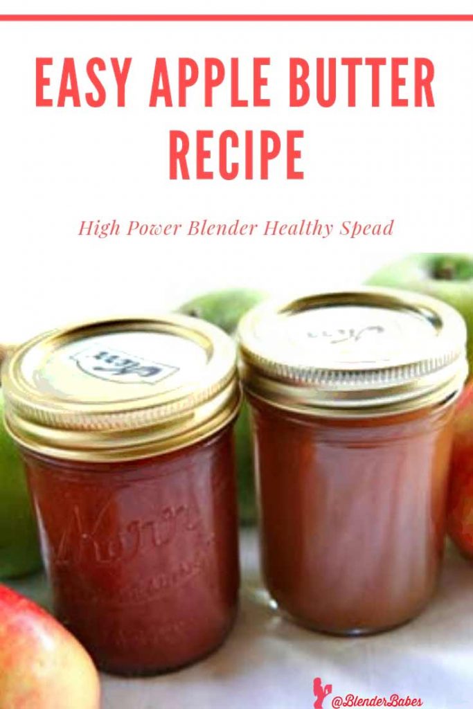 Easy Apple Butter Recipe Healthy Spreads Blender Babes