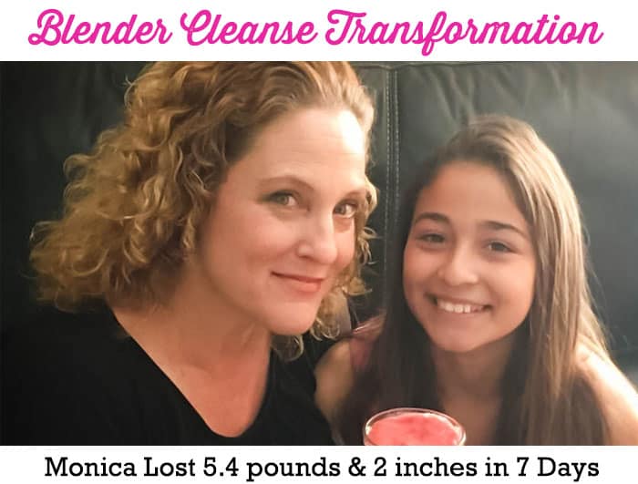 Busy Mom Monica blender cleanse transformation