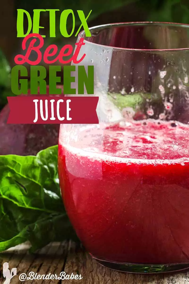 Detox Beet Green juice recipe #detoxjuice #detoxrecipe #beetjuice #greenjuice #blenderbabes