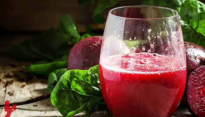 Detox Beet Green Juice Recipe by @BlenderBabes