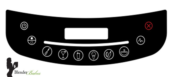 Blendtec Pro 800 display interface