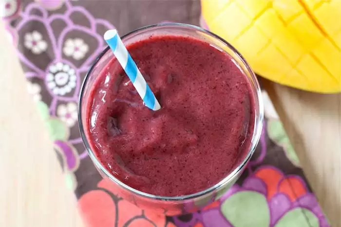 Smoothies for Kids - Blueberry Mango Smoothie