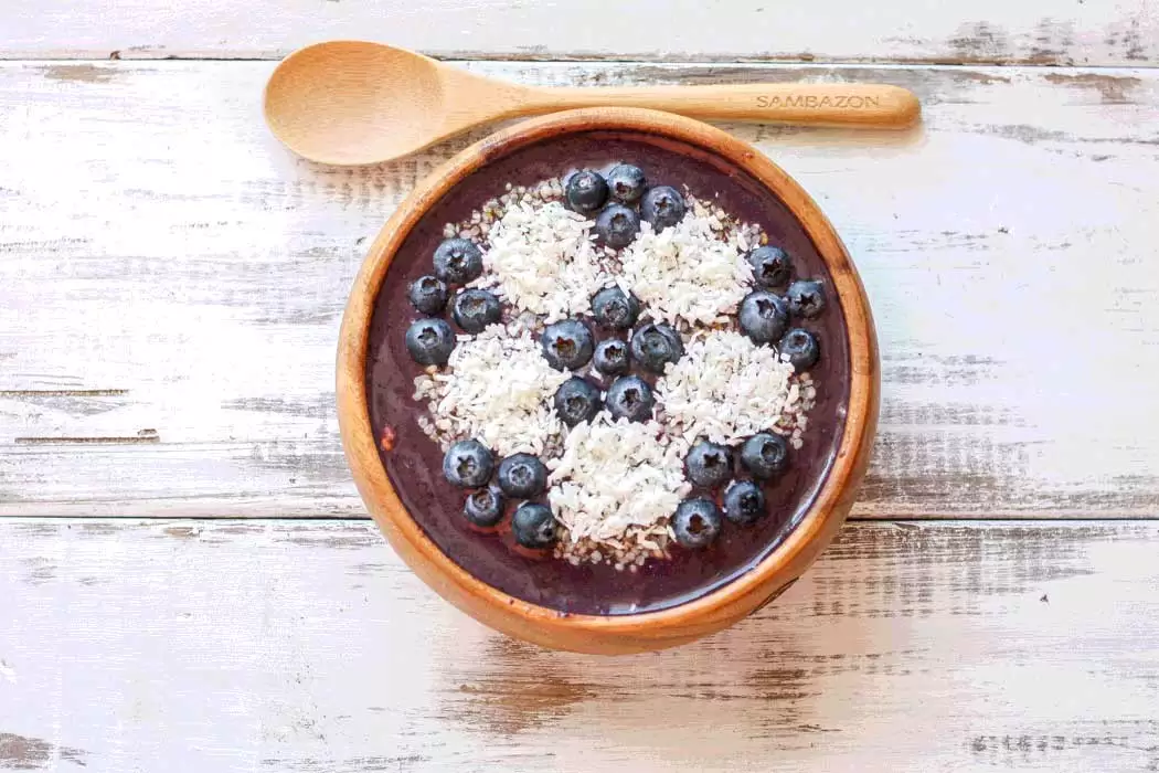 Blueberry Peach Acai - Smoothie Bowl