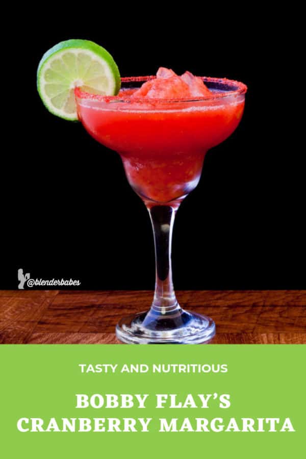 Bobby Flay's Cranberry Margarita Healthy Recipe Blender Babes