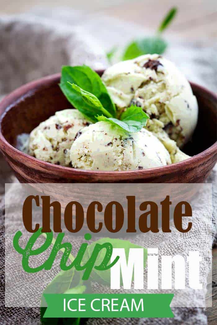 CLEAN CHOCOLATE CHIP MINT ICE CREAM RECIPE