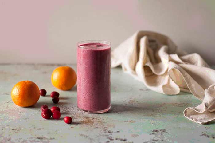 Cranberry Clementine Smoothie - Smoothies Without Bananas