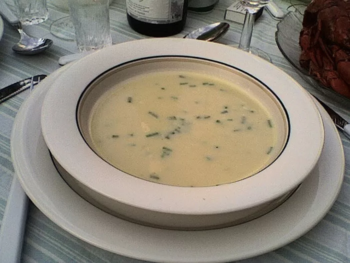 Creamy Irish Potato Soup Recipe Made in a Blendtec or Vitamix by @BlenderBabes
