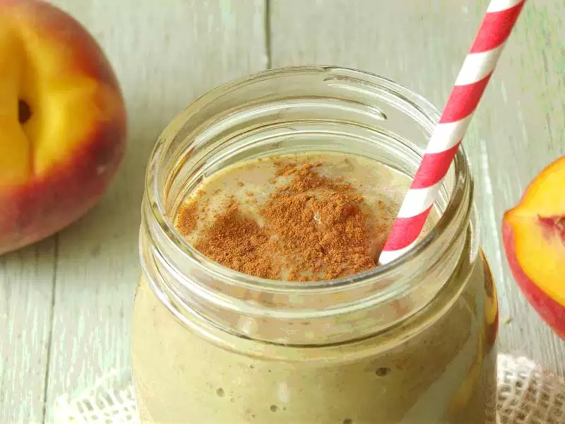 Avocado Peach Pie Smoothie - Smoothies Without Bananas