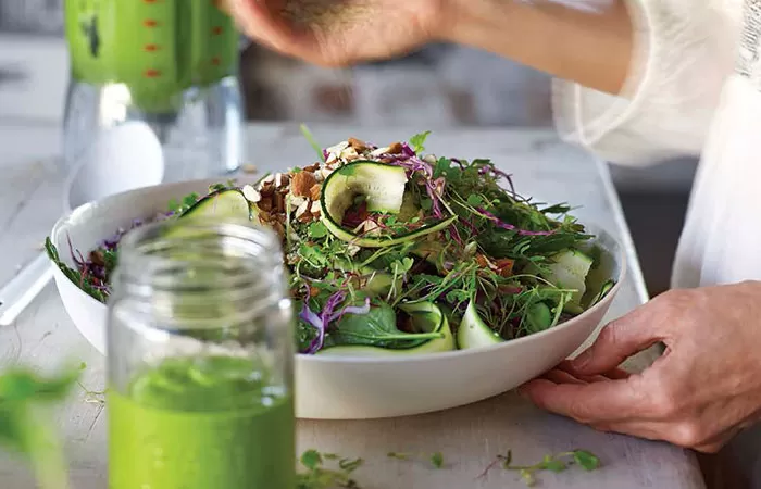 Green Queen Dairy-Free Salad Dressing from The Blender Girl Cookbook