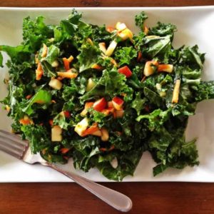 kale salad maple mustard dressing forks over knives