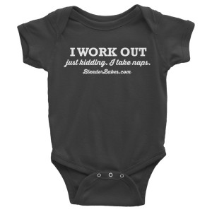 I Work Out Baby Onesie