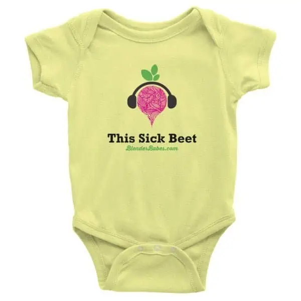 Sick Beet baby onesie