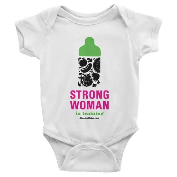 Strong Woman baby onesie