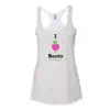 I Love Beets White Tank Top for women