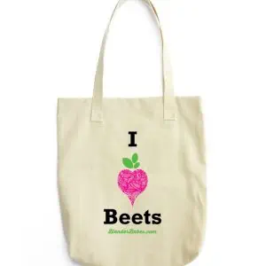 I Love Beets Tote Bag