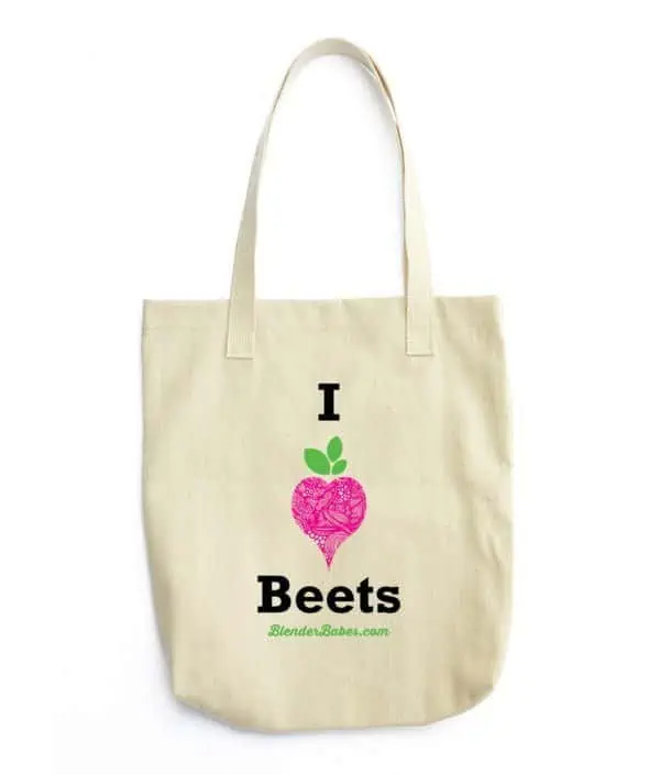 I Love Beets Tote Bag