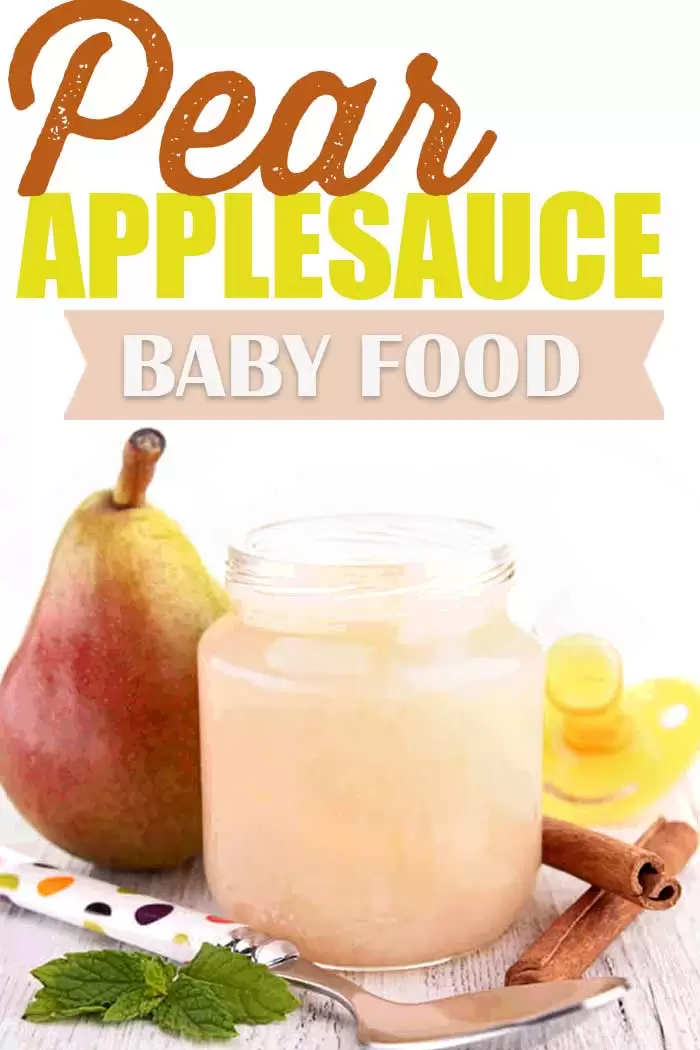 Pear Applesauce Baby Food Recipe 