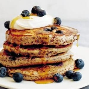 Quinoa Johnnycakes made in your Blendtec or Vitamix blender by @BlenderBabes