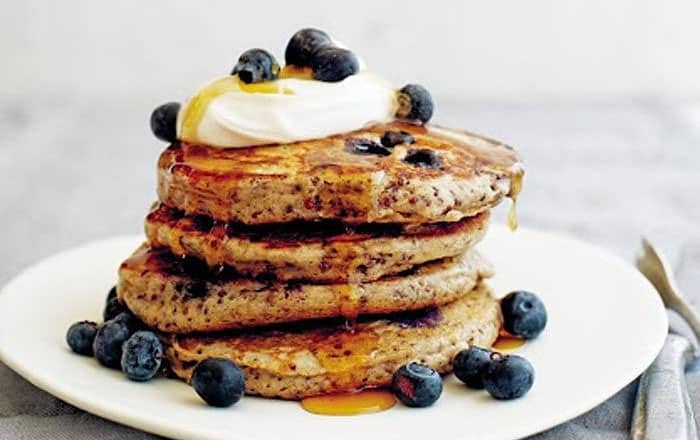 Quinoa Johnnycakes made in your Blendtec or Vitamix blender by @BlenderBabes