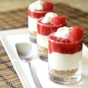Raw Vegan Raspberry Cheesecake in your blender by Blender Babes