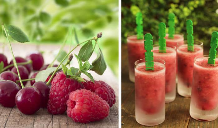 Frozen Berry Cherry Pops made in Your Blendtec or Vitamix by @BlenderBabes