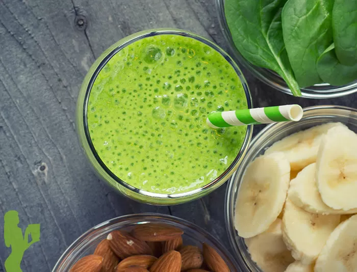 Weight Loss Green Smoothie Recipe by @BlenderBabes #weightloss #greensmoothie #smoothie
